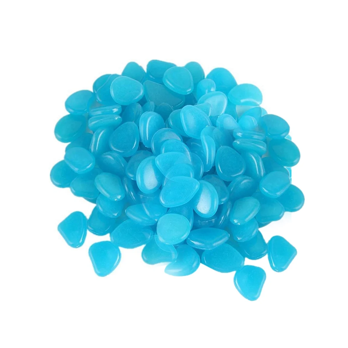 

100Pcs Glow in the ,Decorative Luminous Stone for Outdoor Walkways,Gardens,Driveways or Fish Tank