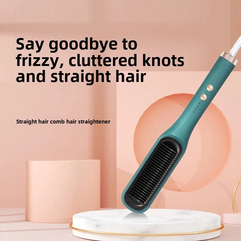 Dual Use Straight And Curling Comb Small Size Fluffy Straight Board Clip Factory Comb Hairdressing Tools For Home Use