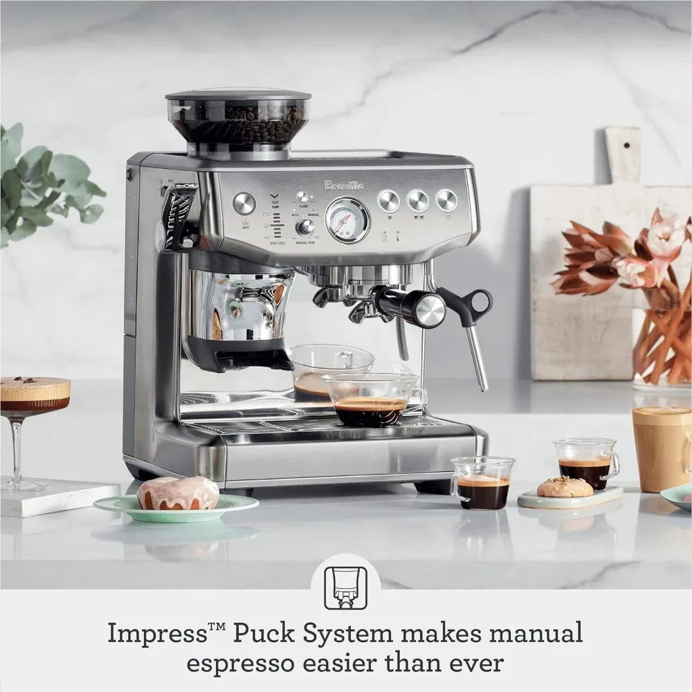 Barista Express Impress Espresso Machine BES876BSS, Brushed Stainless Steel 3