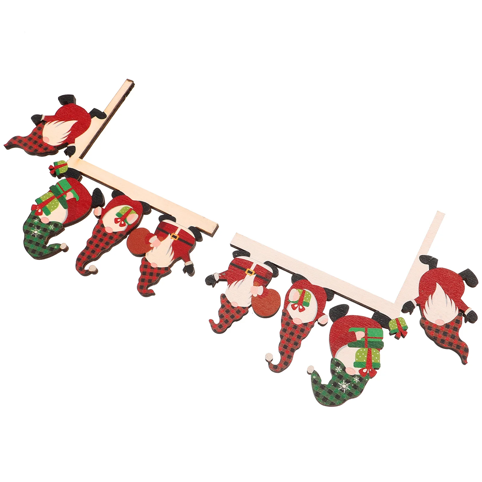 

Christmas Door Frame Decor Wooden Xmas Gnome Door Corner Ornament Party Favor Wooden Home Door Corner New Year