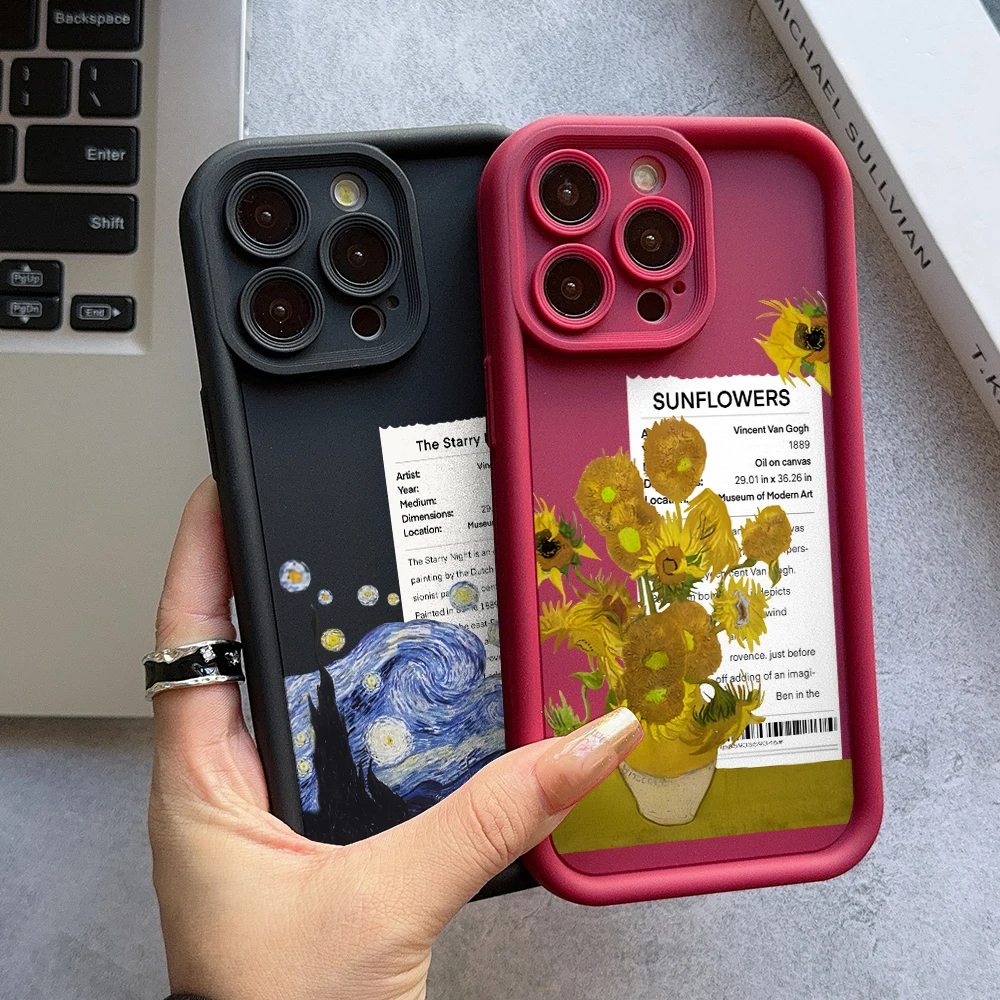 Abstract Floral Design Soft TPU Phone Case with Ladder Lens Cover