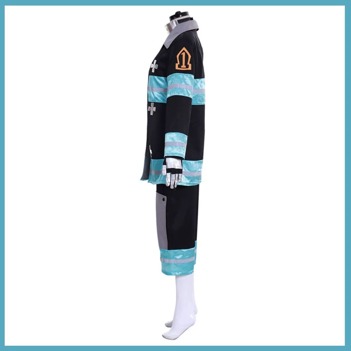 Fire Force Firefighter Uniform Cosplay Costume