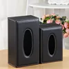 Nordic Luxury Leather Tissue Box, Living Room Coffee Table Napkin Holder, Creative Home, Car, Dining Room, Commercial Paper Box 2