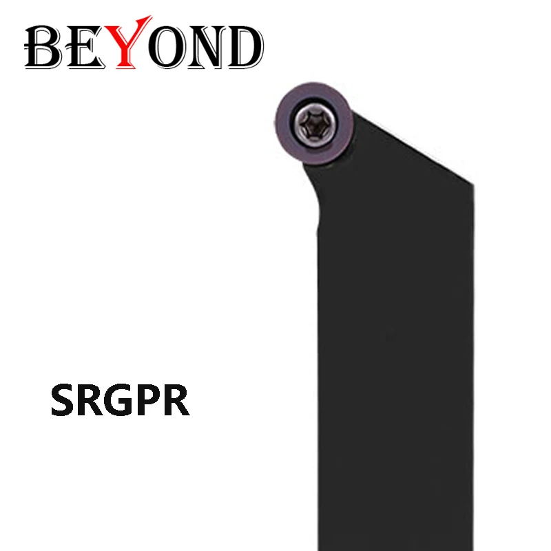 

BEYOND SRGPR SRGPL SRGPR1616H10 SRGPR1616H08 SRGPR2020K10 Lathe Cutter Shank Carbide Inserts RPMT 08 10 12 Turning Tool Holder