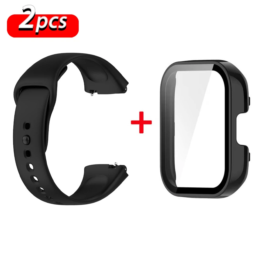 Silicone Strap and Protective Case for Sport Watch Accessories