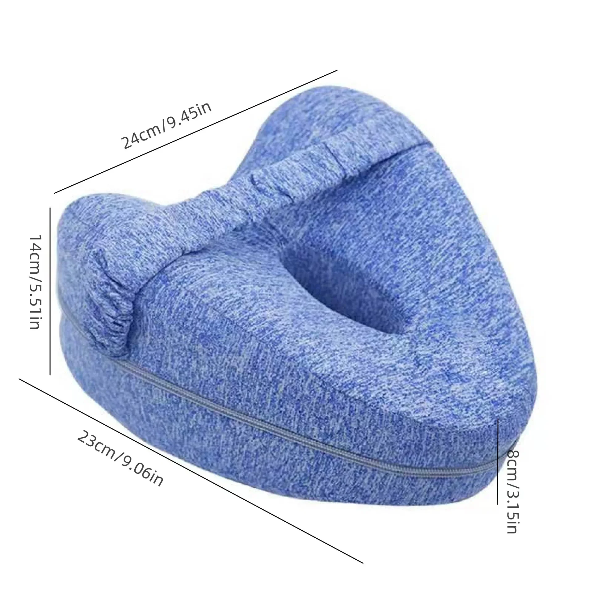 Leg Pillow Ergonomic Side Sleeping Pillows Memory Foam Knee Pillow Strap Side Sleeper Leg Support Cushion Remo 1pc leg pillow
