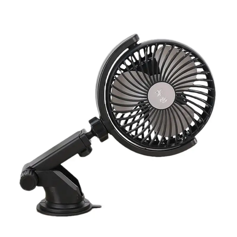 

Mini Fans Electric Car Fan With 3 Speeds Dashboard Circulator Fan Work Quiet 360 Degree Rotatable Car Fan For Suv Vehicles