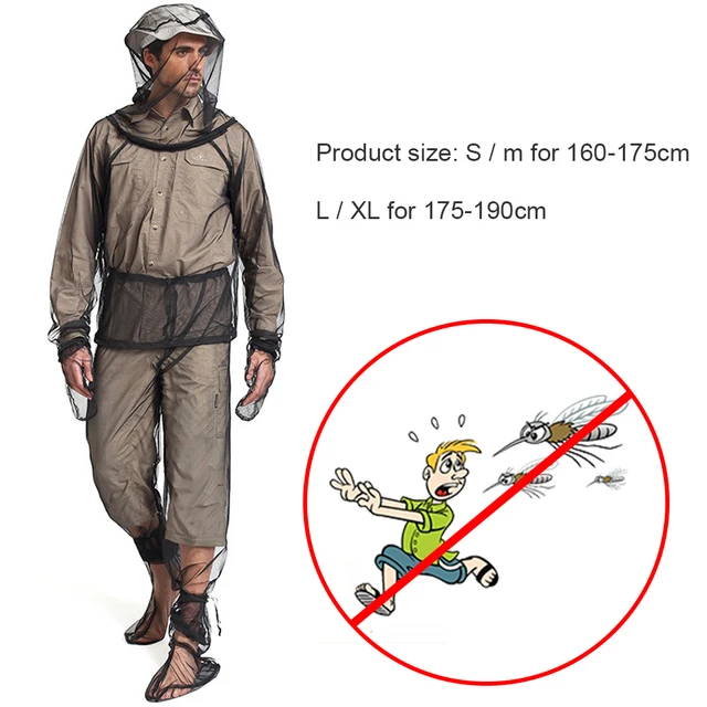 Lélegző Háló Szúnyogtaszító Öltöny Kültéri Rovar Védő Ruhák Nadrág Ing Kesztyű - Image 3