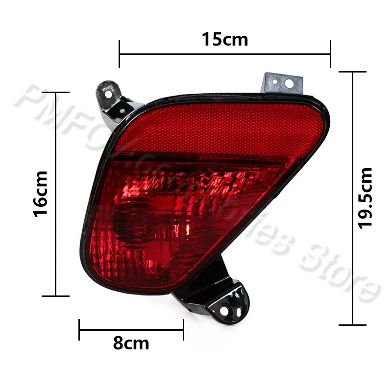 Feu Stop Arrière Surélevé Pour Mitsubishi Eclipse Cross 2017-2020 - 3ème Feu Stop Additionnel - Fonction Feux De Recul - Installation Directe - 2
