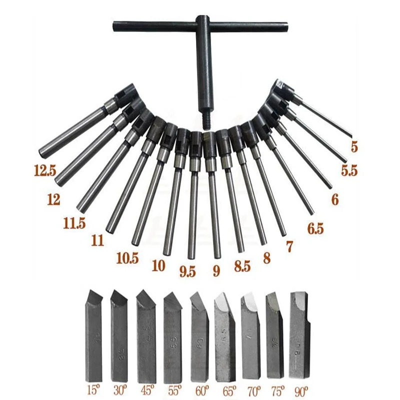 

Adjustable Hard Alloy Reamer Handle for New Automobile and Motorcycle Valve Seat Repair Tools 15/30/45/55/60/65/75/90 Degrees