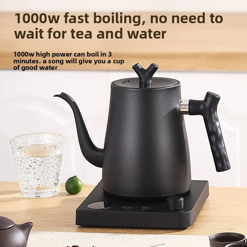 غلاية كهربائية بعنق مرن سعة 1.5 لتر من الفولاذ الم...