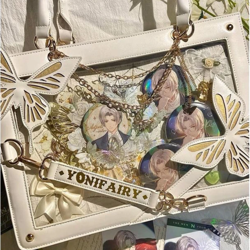 Y2K Labyrinth Butterfly Spider Web Letter Chain Handbags DIY