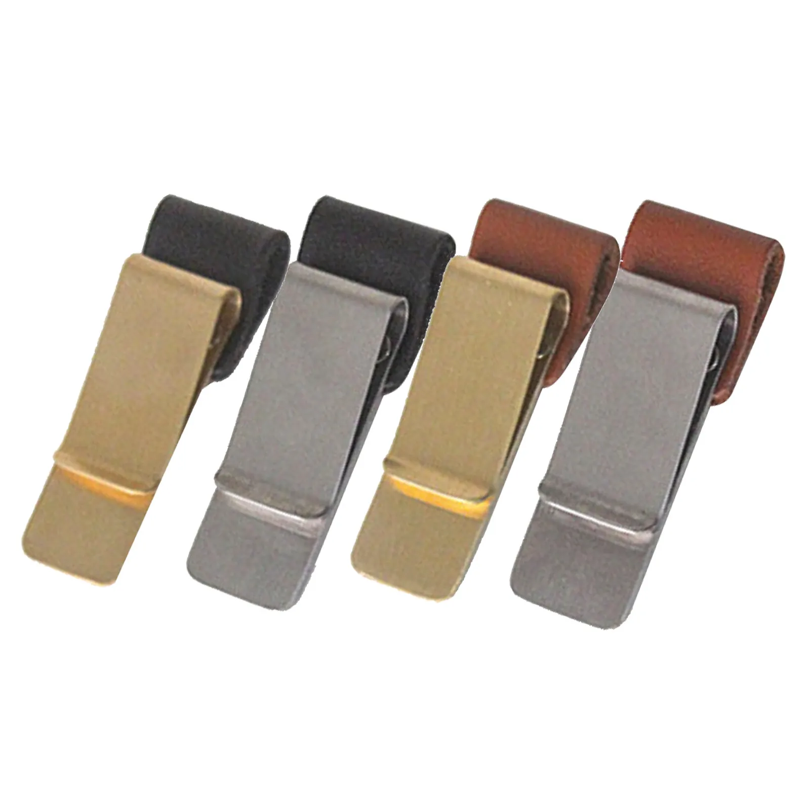 4Pcs 스테인레스 스틸 펜 홀더 클립 노트북 일기 저널 플래너 스케치북 펜 루프 북마크 금속 연필 홀더