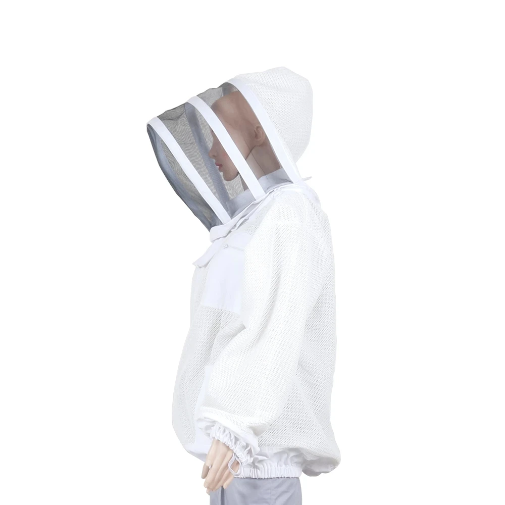 

1 Set Beekeeping Clothing Set Hoodie 3 Layer Ventilation Bee Protection Suit Veil Space Hat Clothes for Beekeepers