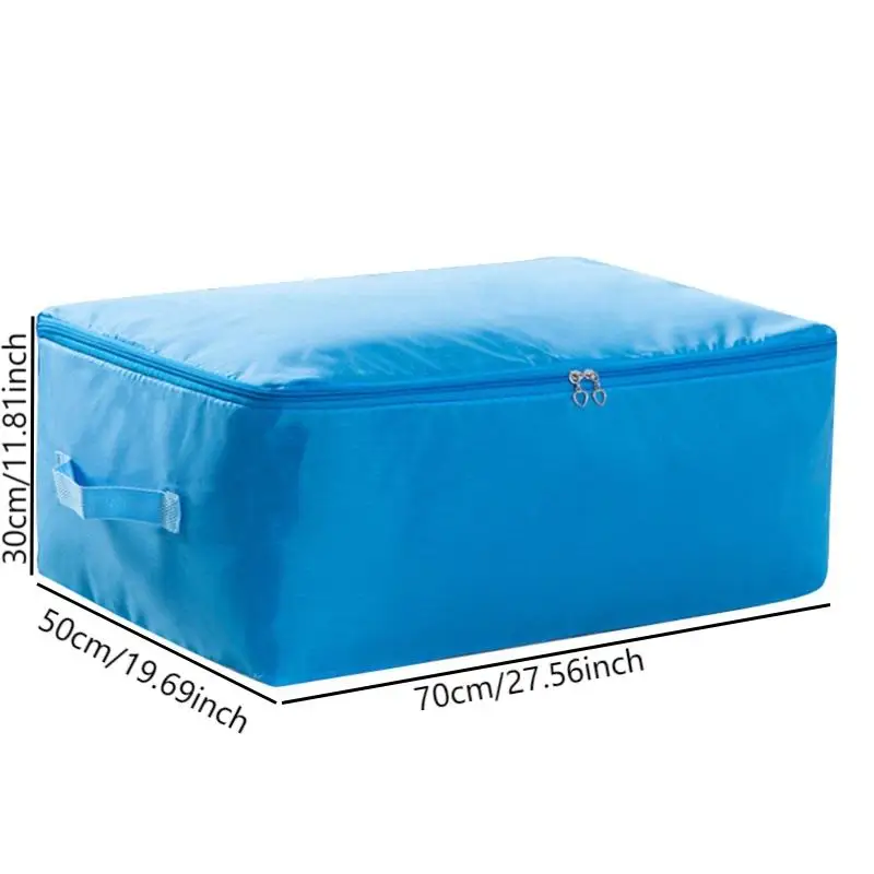 Large zipper clothes organizer bag image 5