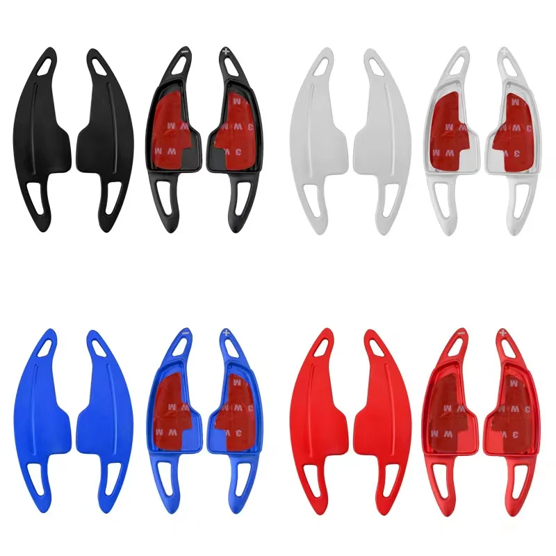 2pcs For Changan UNIV Uni-v Steering Wheel DSG Paddle Shifters Extension Sport Red Black Car Accessories