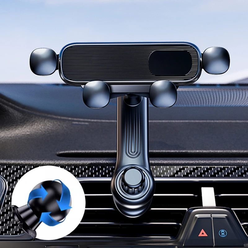 SEAMETAL Air Vent Car Phone Holder Telescopic Phone Mount Mini Size Auto Air Outlet Smartphone Support Universal for 4.7-7 Inch