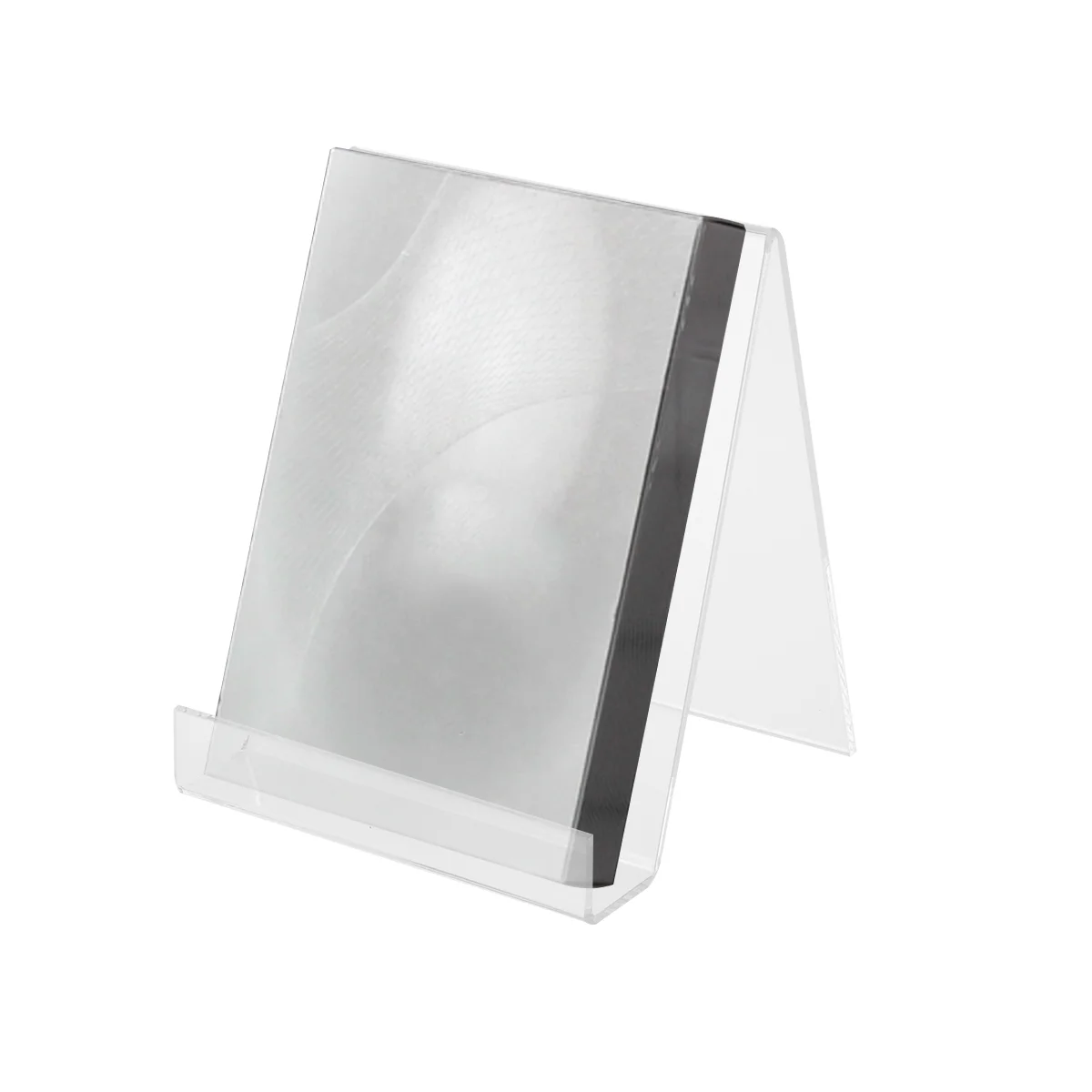Easel Book Holder Rack Stand Literature Document Brochure Holder Clear Transparent Book Shelf Record Display Stand A5 6