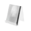 Easel Book Holder Rack Stand Literature Document Brochure Holder Clear Transparent Book Shelf Record Display Stand A5 6
