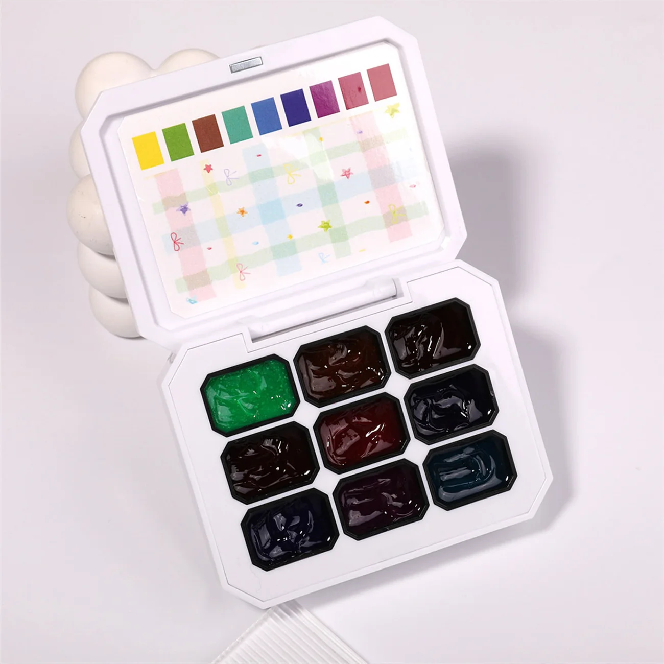 Candy Jelly Color Solid Glass Patting Gel - Amber Brown Red Japanese Style Transparent Nail Polish