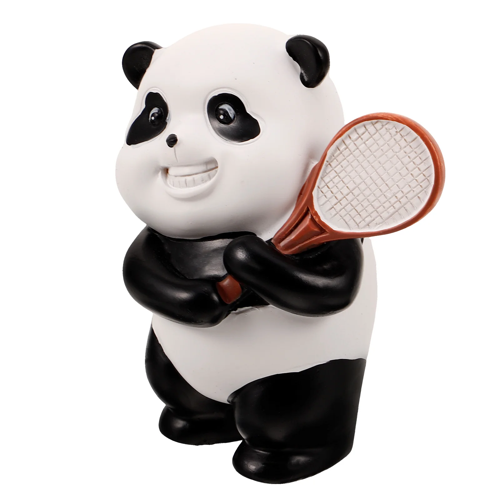 

Panda Ornament Desktop Decoration Small Figurine Models Toy Resin Crafts Garden Adorn Synthetic