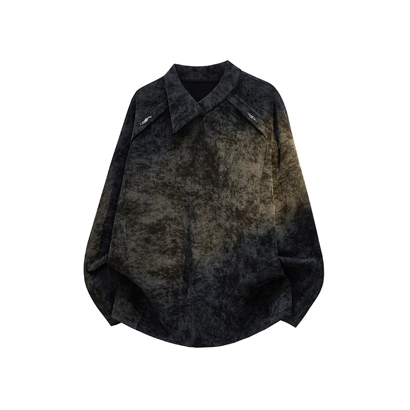 Loose Fit Unisex Sweatshirt - Oversized Vintage Patchwork Pullover for Couples and Casual Streetwear Plus Size M-XXXXXL