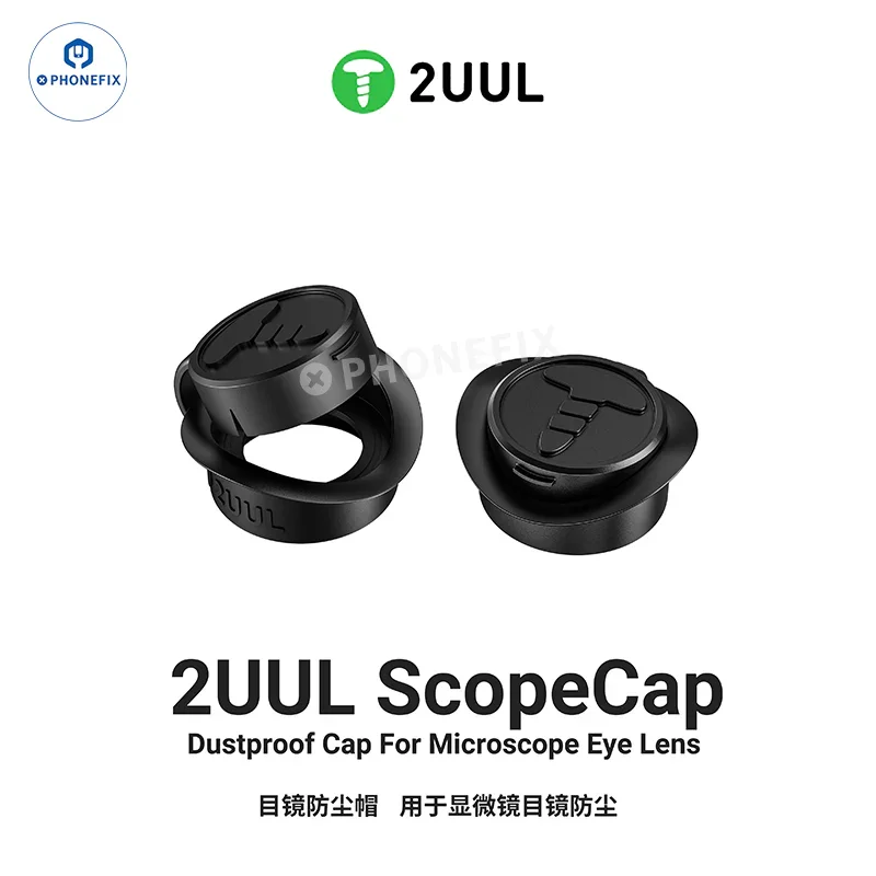 2UUL MS81 ScopeCap Dustproof Cap Soft Rubber Eyepiece Cover For Binocular Trinocular Stereo Microscope Eyepiece Lens microscope dust cover