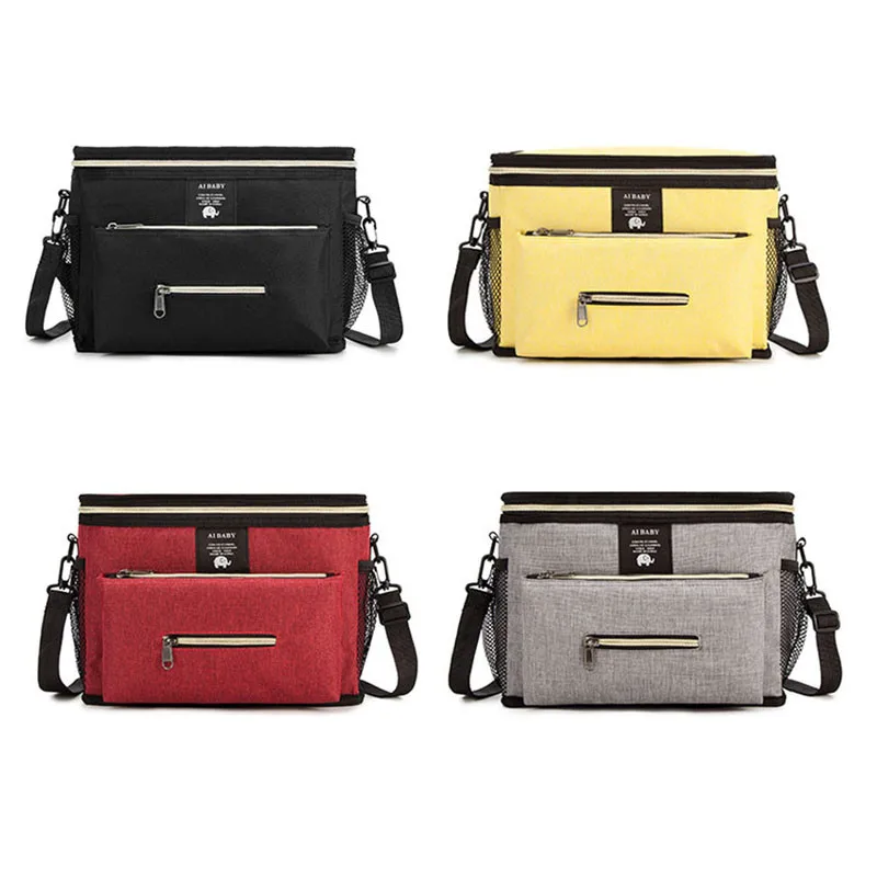

2022 Diaper Bag Cartoon Baby Stroller Organizer Nappy Diaper Bags Carriage Buggy Pram Cart Basket Hook Stroller Accessories Sac