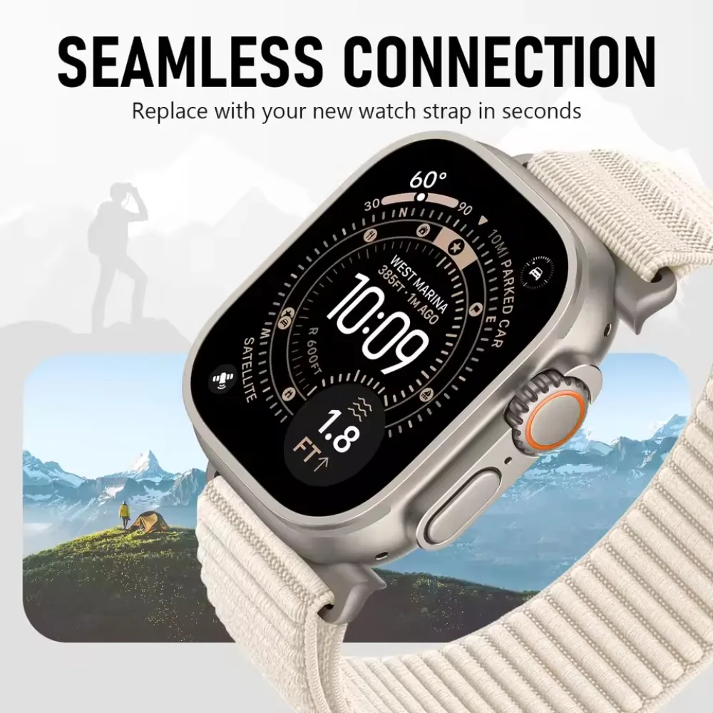 Premium Nylon Loop Strap for Apple Watch - Comfortable and Durable Watchband