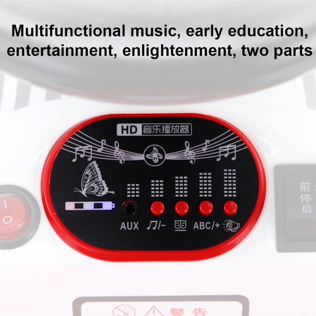 Children'S Four-Wheel Electric Excavator Engineering Vehicle Car Sliding 1-6 Year Male And Female Baby Toy Car With Music Light 5