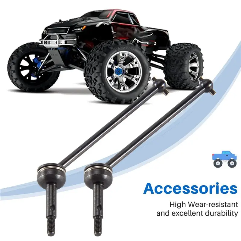 AED7-2Pcs Wltoys 144001 1/14 RC 자동차 업그레이드 부품 액세서리용 CVD 스틸 범용 드라이브 샤프트