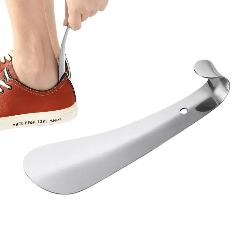 Metal Shoe Horn Heavy Duty Stainless Steel Shoehorn Travel Shoe Horn
