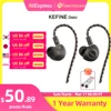 KEFINE Delci 10mm DLC+PU Diaphragm Dynamic Driver Hifi Wired IEM Earphones with CNC Metal & Detachable 0.78mm 2pin 3.5mm Cable 1