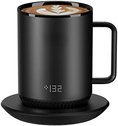 Temperature Control Smart Mug with Lid, Coffee Mug Warmer with Mug