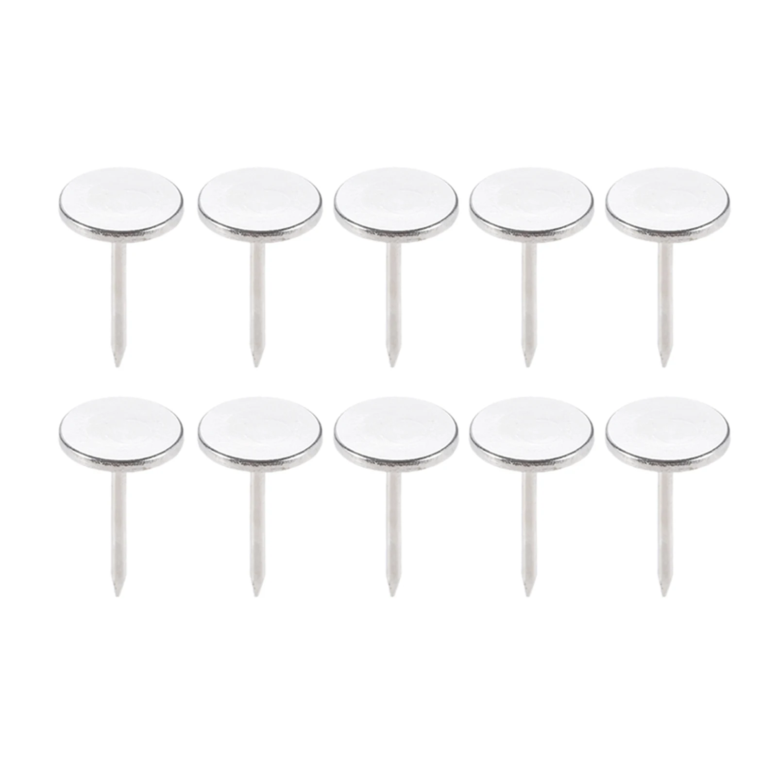 60 Pack Upholstery Nails - 7/16 Inch Head, Black Iron Tacks For Sofas, Headboards & DIY Decor