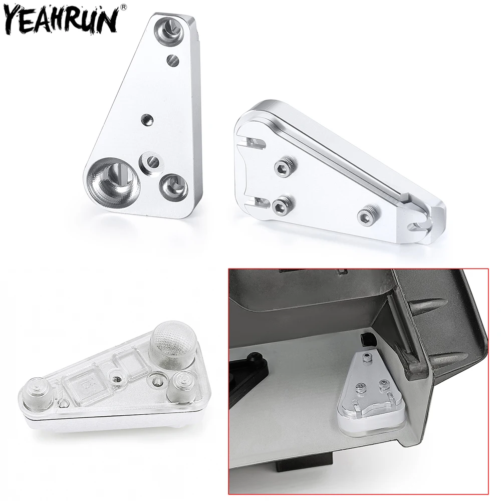 

YEAHRUN, 2 шт., задняя фонарь, корпус лампы, чашки, абажур для 1/10 TRX4, детали для внедорожника