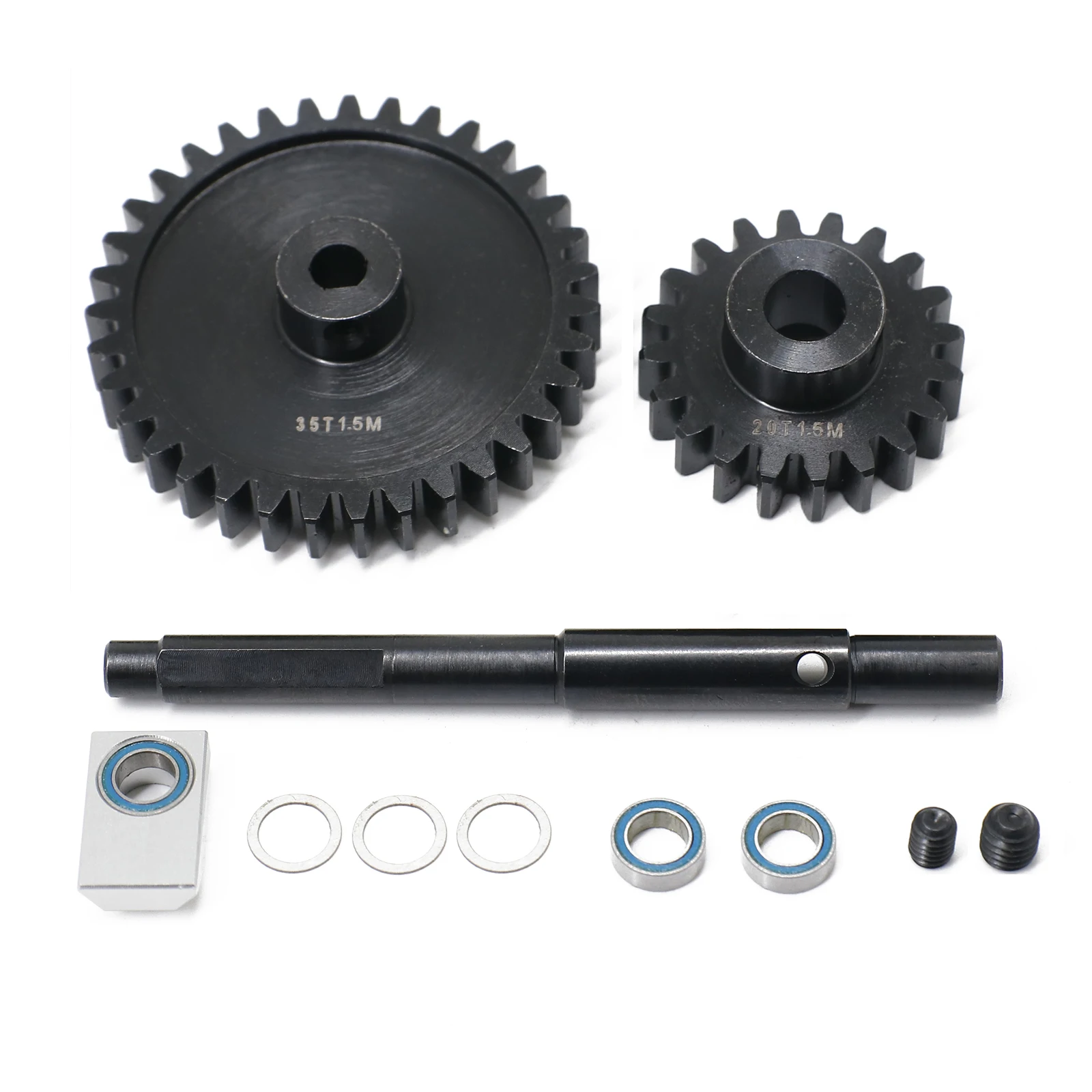 Cnc 45 Hd Steel 1.5mod 20t 25t 30t 35t Pinion Gear Spur Gear Set For 1