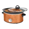 Scallop pattern 4.5 quart copper slow stew pot, kitchen appliances, household appliances, cooking, free transportation 1