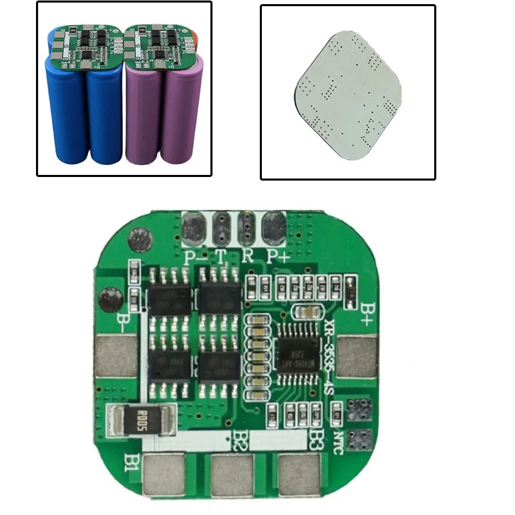 

1pcs BMS 4S 8A 3.7V 14.8V Lithium Battery Charge Protection Board Balance Version Equalizer For Drill Motor Power Tool Batteries