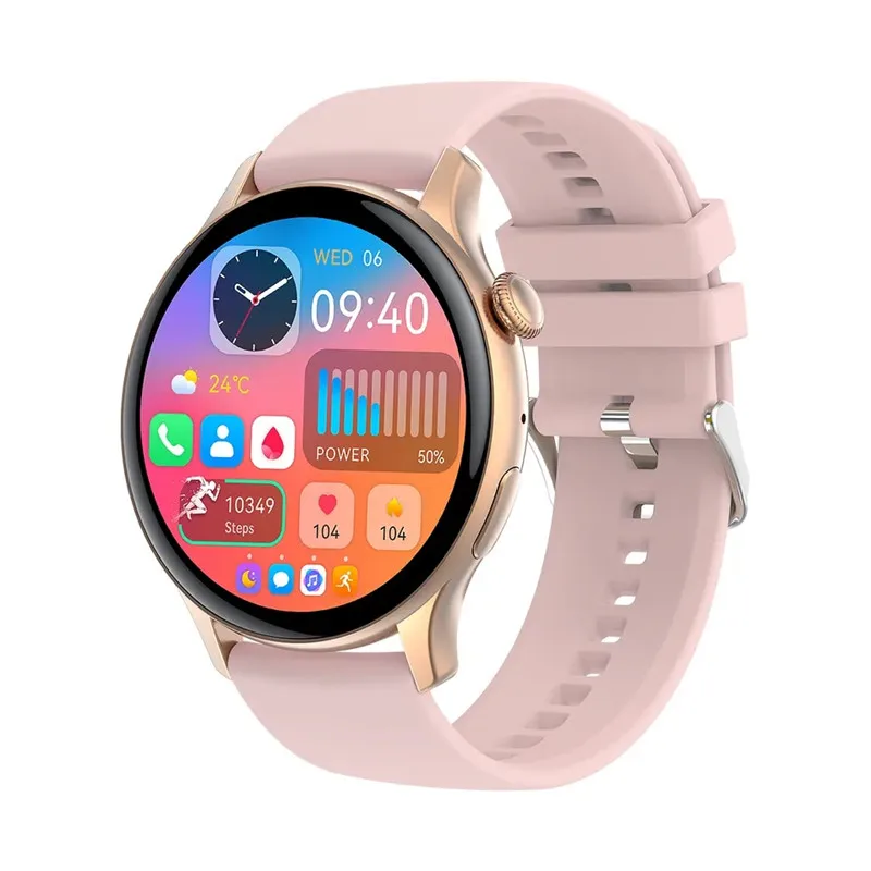 HK85SmartWatchMenWomen143inchAMOLEDScreenBluetoothCallMusic