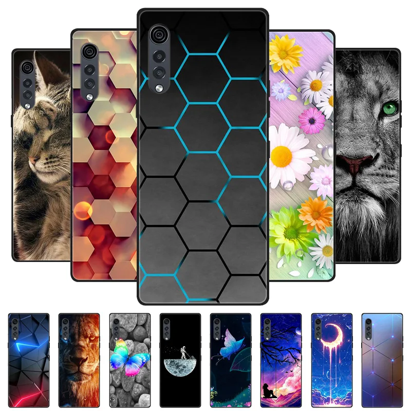 Per Lg Velvet Case Wolf Lion Soft Tpu Cover Per Telefono Moda In Silicone Per Lg Velvet 5G Custodie Posteriori Funda Bumper Protect Coque