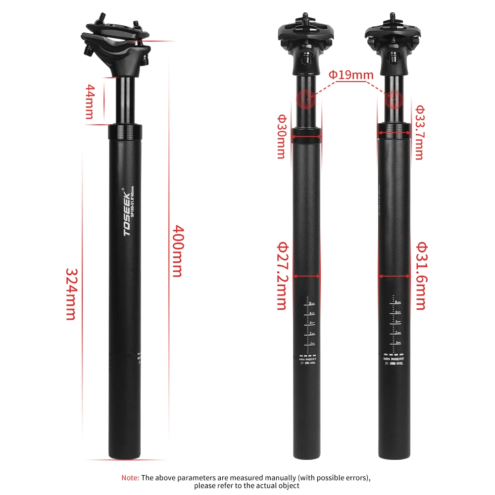 Rockible Leva Telecomando Per Reggisella Telescopico Mountain Bike - Adatto A Manubri Da 22,2 Mm, In Lega Di Alluminio - 2