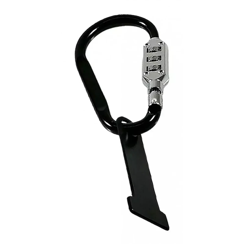 Motorcycle Helmet Lock Anti-Theft Open Face Helmet Lock Fastener + T-Bar for Racing Motorbike Bike