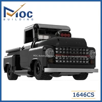 MOC Building Blocks Classic Vehicle Series US Pickup Truck Model DIY Assemble Bricks Creative Car Toys Collection Display Gifts 3