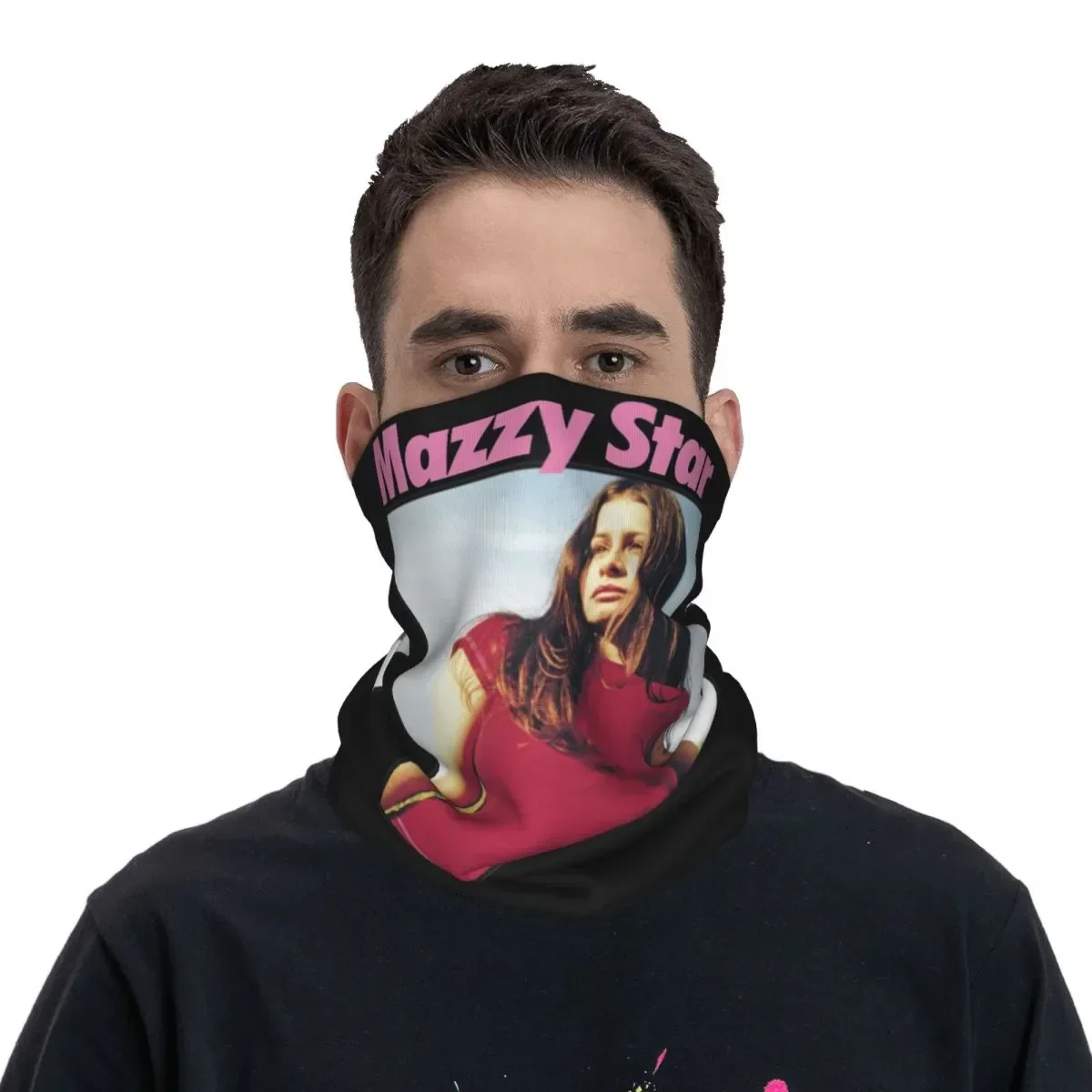

Adult Mazzy Sar Pop Art Hope Sandoval Bandana Merch Neck Gaiter Printed Mask Scarf Multi-use Scarf For Hiking Breathable