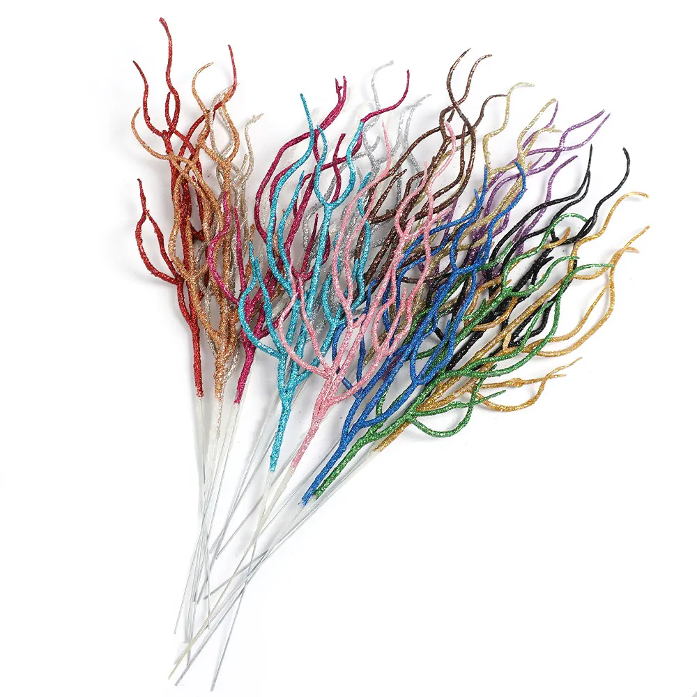 3/5 Stücke Weihnachtsdekorationen Farbigen Zweig Künstlicher Blumenstrauß Weihnachtsbaum Ornament Wohnkultur Neujahr Navidad 2025 Zubehör – Detail 12