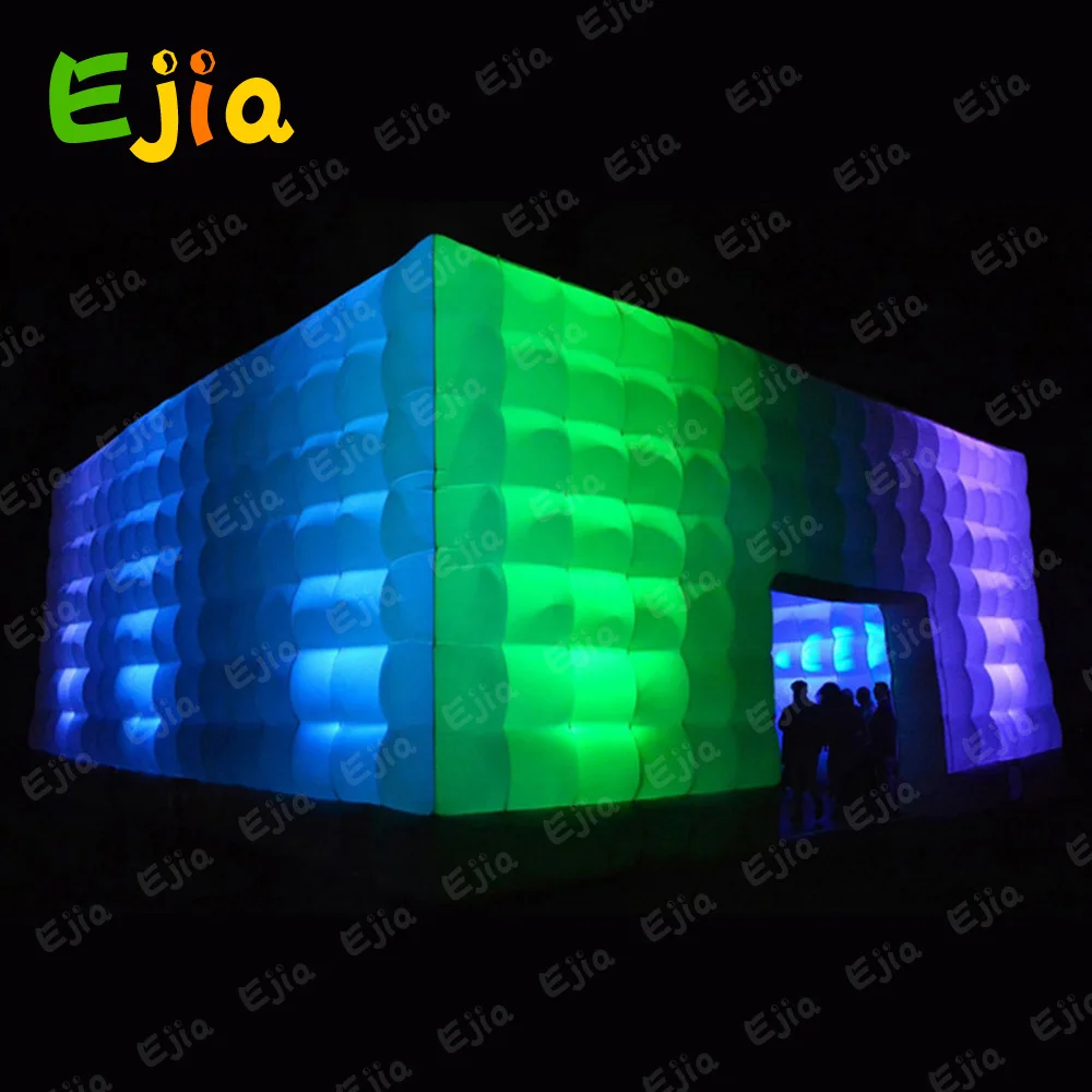20/26FT LED Inflatable Night Club Extra Large Inflatable Party Tent with Blower, Inflatable Club Tent Nightclub Tent For Party 2