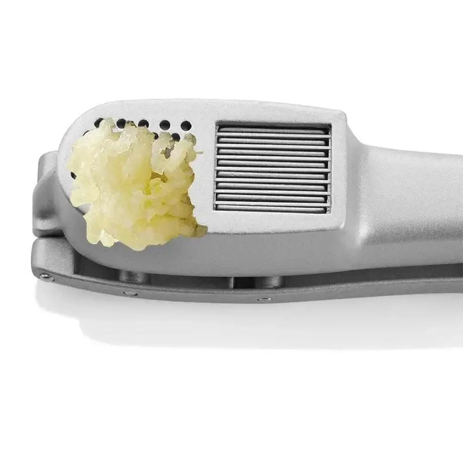 1 Pcs Multifunctional Garlic Ginger Press Kitchen Handheld Crusher Convenient Tool Grinding Slicer Stainless Steel