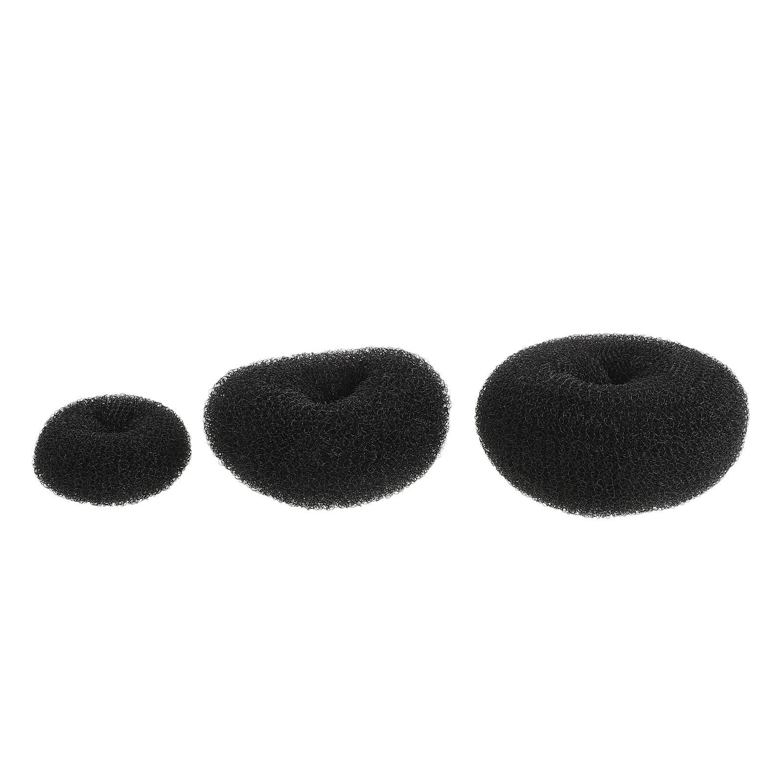 3 Pcs Hair Donuts for Buns Donut Buns Gentle Nylon Easy Use Set Hair Accessories Bun Maker Foam Donut