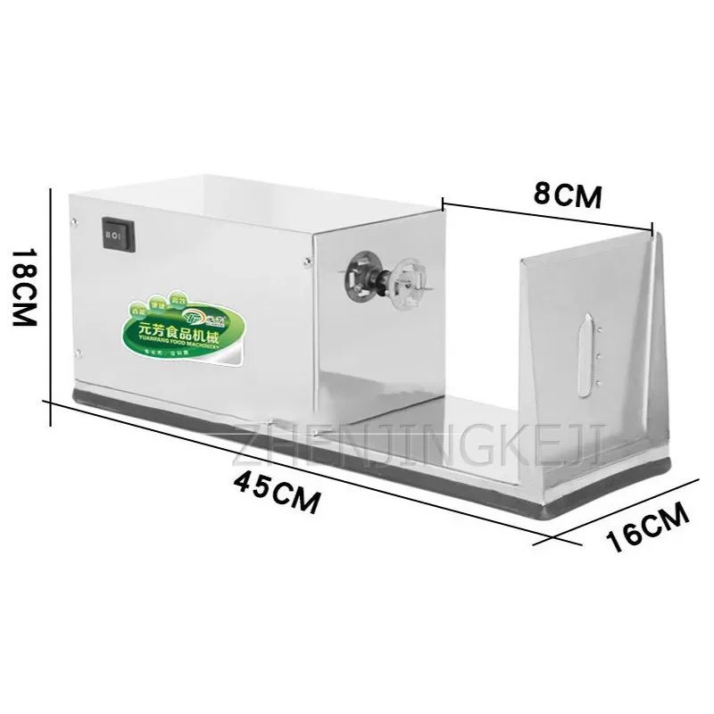 Electric Potato Tower Machine Semi-Automatic Spin Stainless Steel Commercial Home Potato Chip Machine Snack Restaurant Equipment
